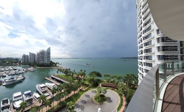 Dock & Sea view from balcony
